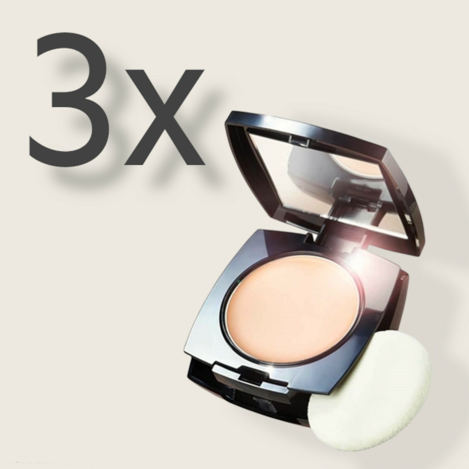 3x Avon Flawless Cream to Powder Foundation | Pack of 3 Compacts