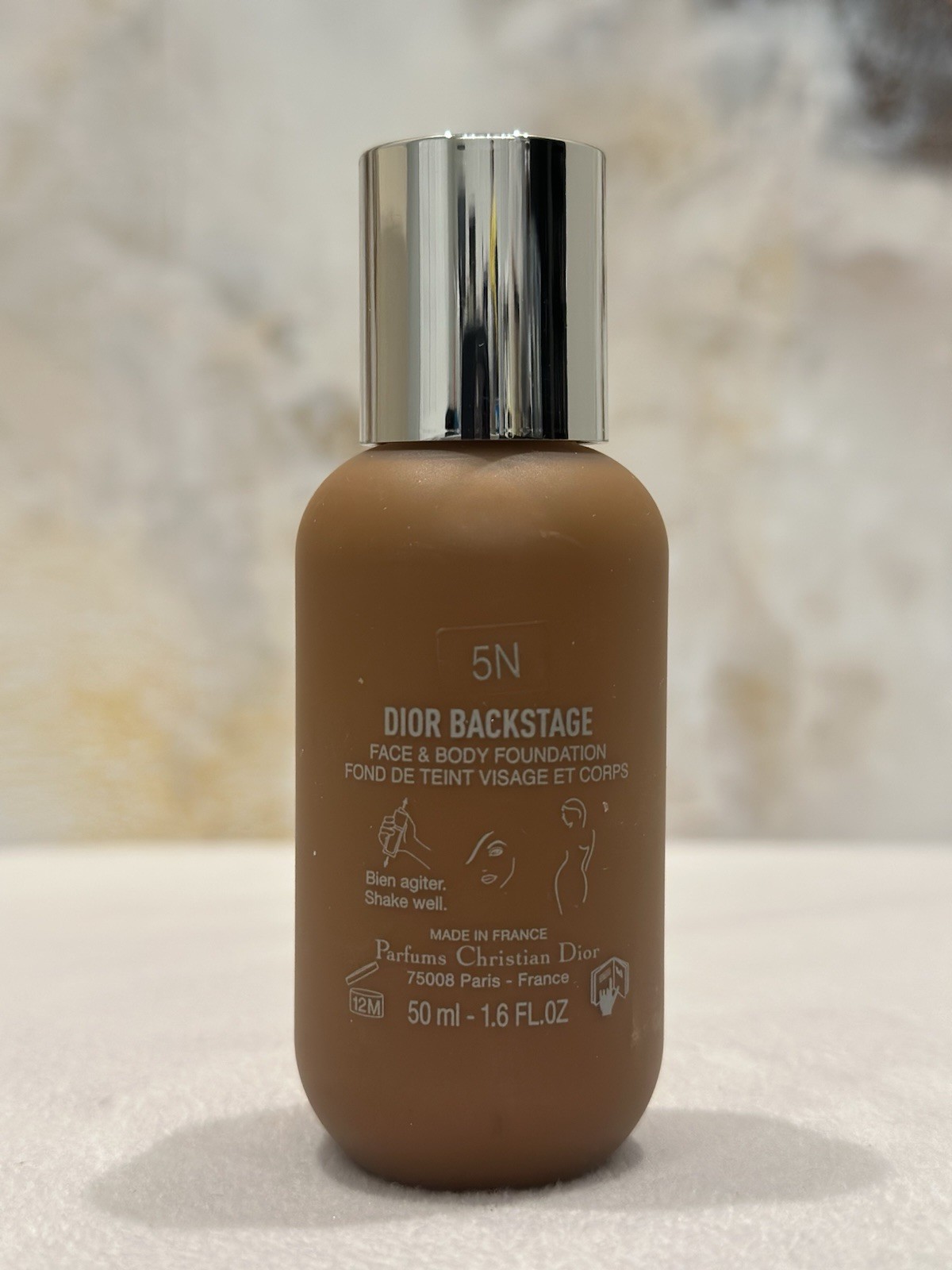 Dior Backstage Face & Body Liquid Foundation Shade 5N Neutral 1.6oz / 50ml