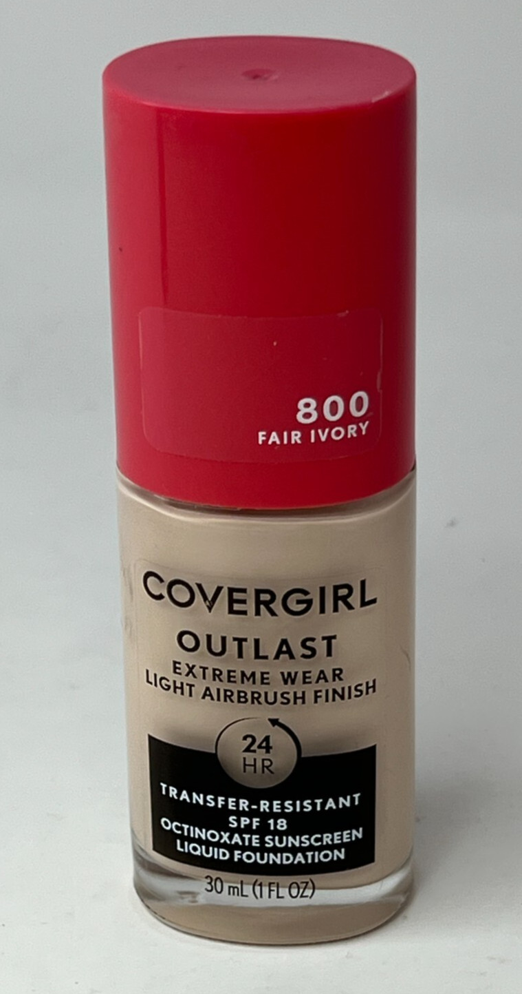 CoverGirl Outlast Extreme Wear Light Airbrush Finish Foundation #800 Fair Ivory