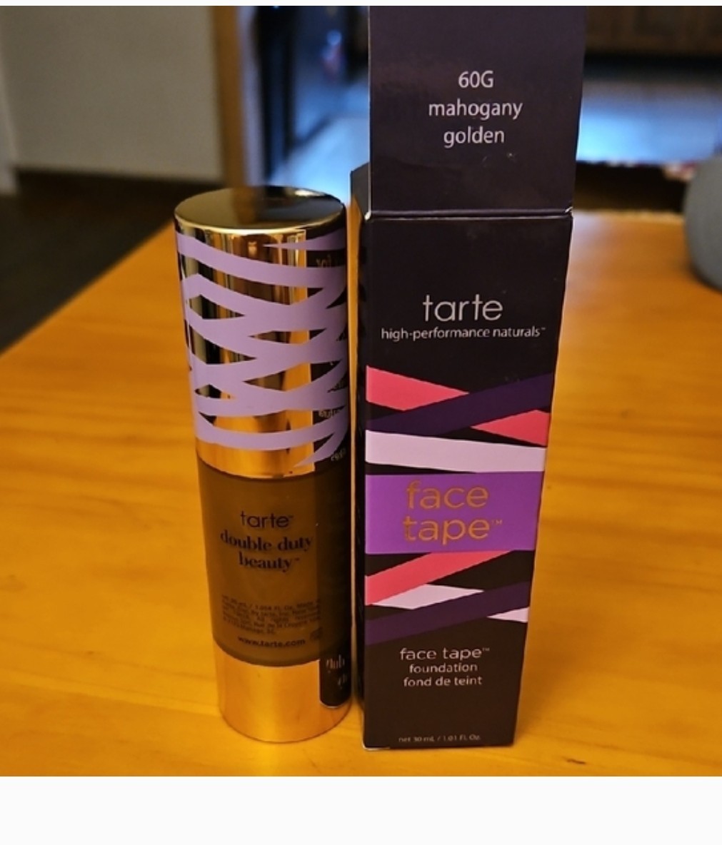 Tarte Face Tape Full Coverage Vegan Foundation 1.01 oz. 60G Mahogany Golden