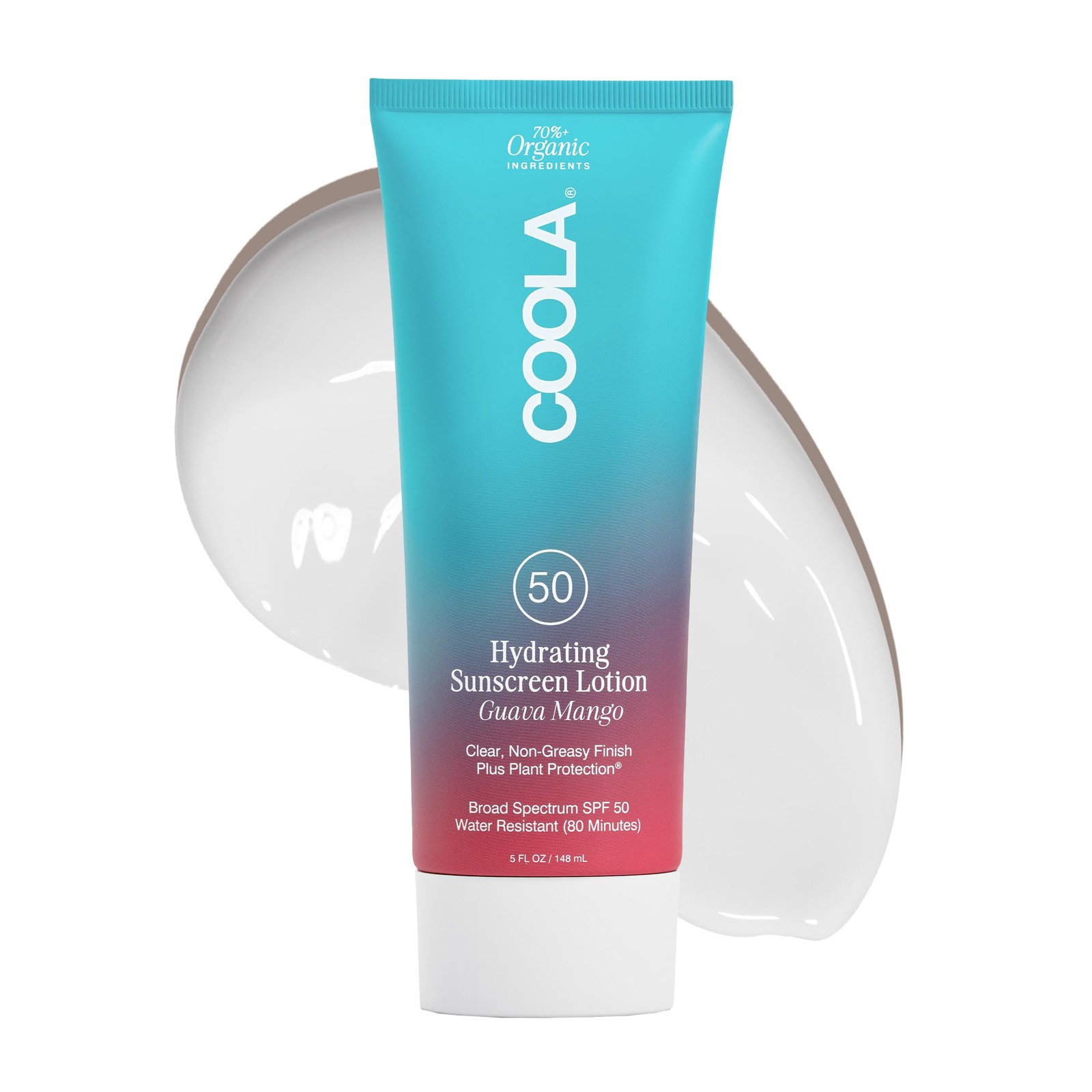 COOLA Organic Sunscreen SPF 50 Sunblock Body 5 Fl Oz (Pack of 1), 5 FL OZ