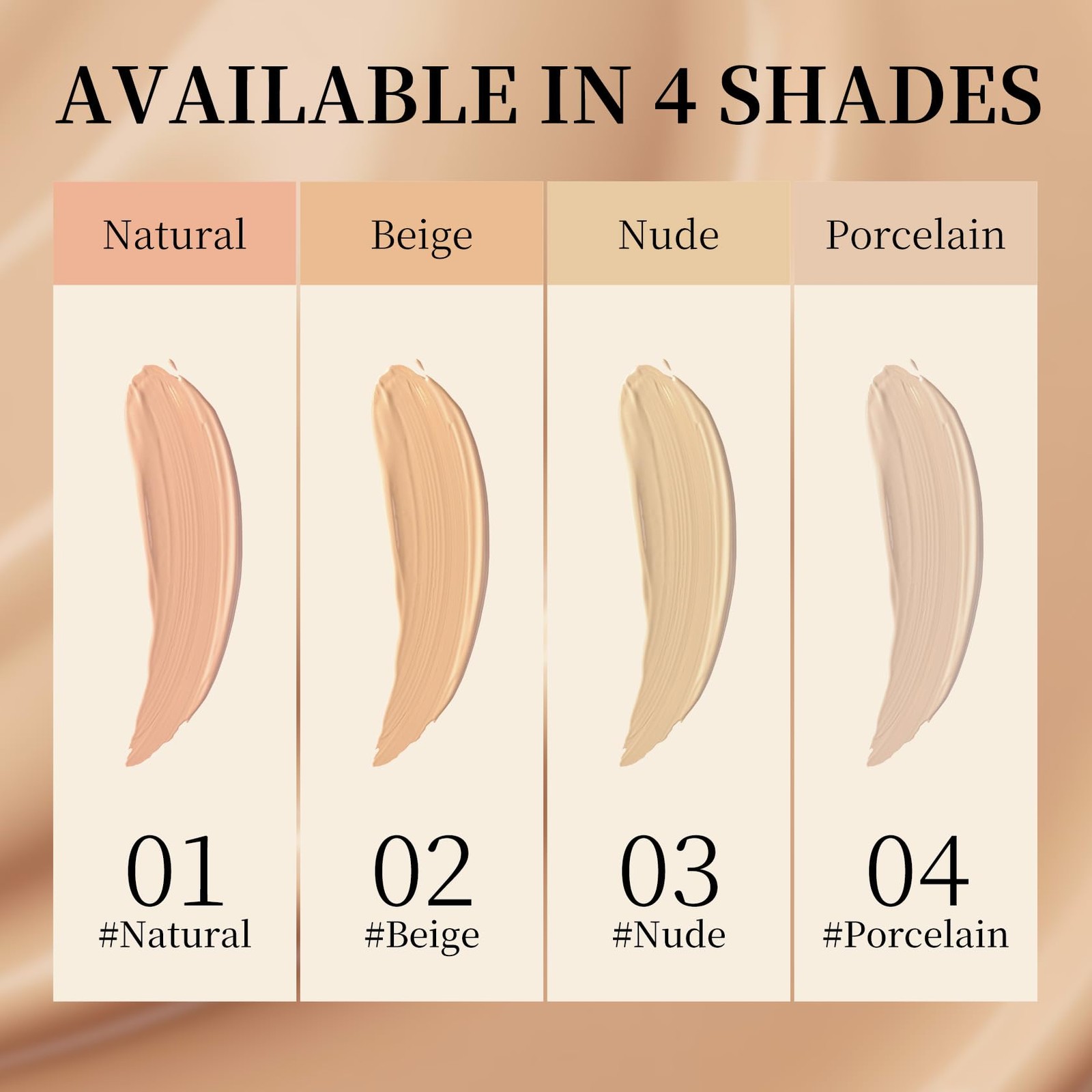 Airbrush Spray Foundation Full Coverage Silky Mist Makeup 01 Natural
