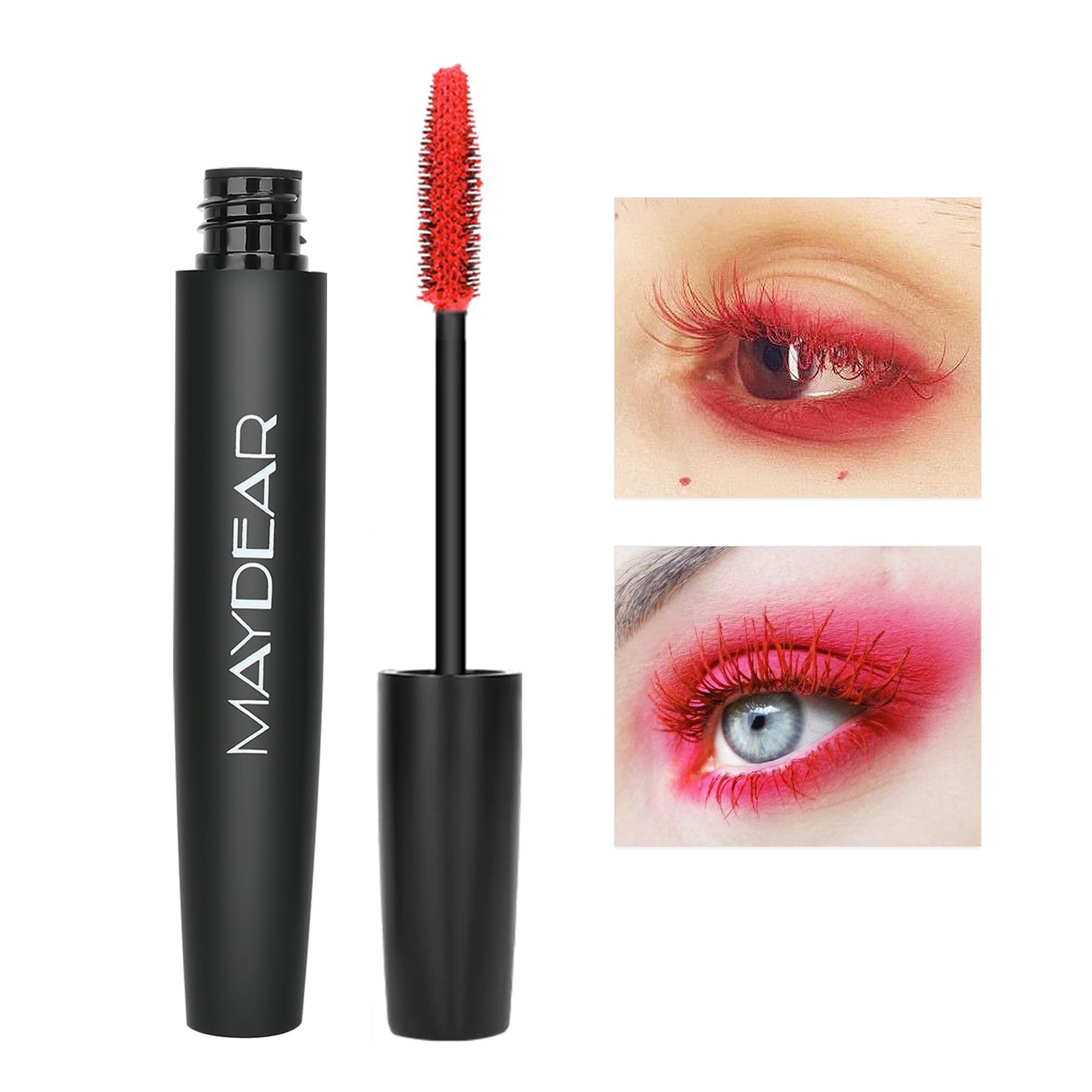 Maydear Waterproof Colored Mascara Set – 6 Vibrant Shades, Long Lasting, Vegan
