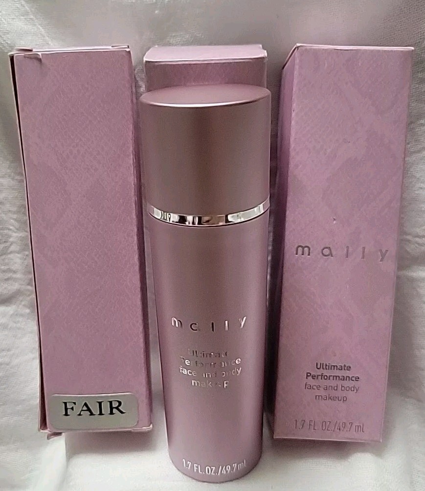3 x Mally Ultimate Performance Face & Body Makeup * FAIR * 1 oz each * BNIB