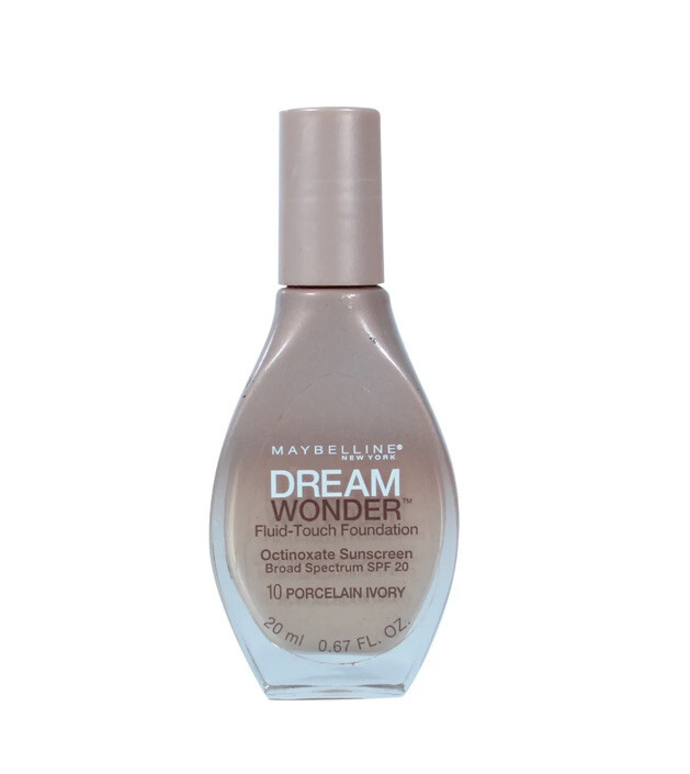 20 X Maybelline Dream Wonder Fluid-Touch Foundation 10 Porcelain Ivory