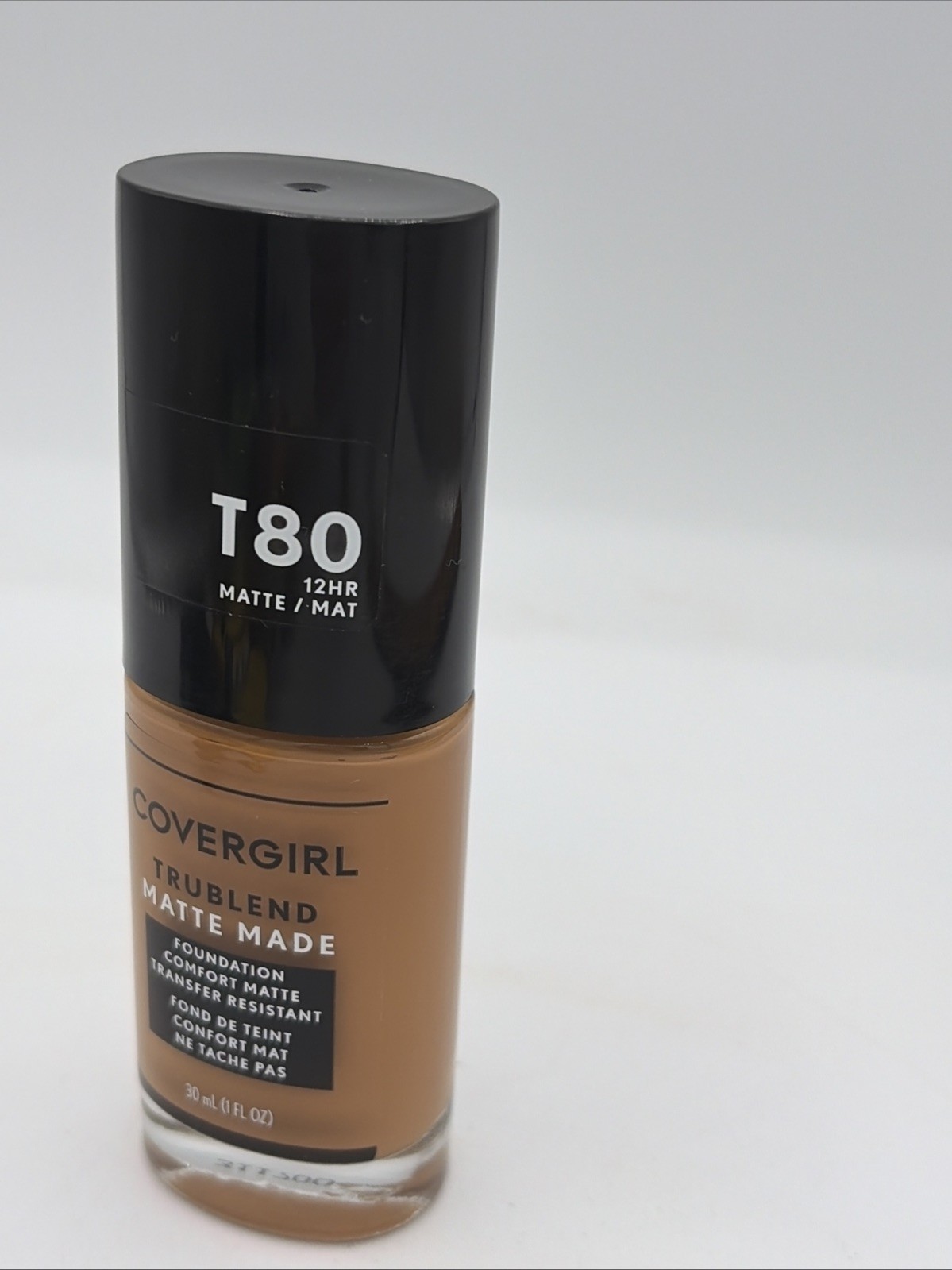 COVERGIRL TruBlend Matte Made Foundation T80 Toasted Caramel Full Coverage 30mL