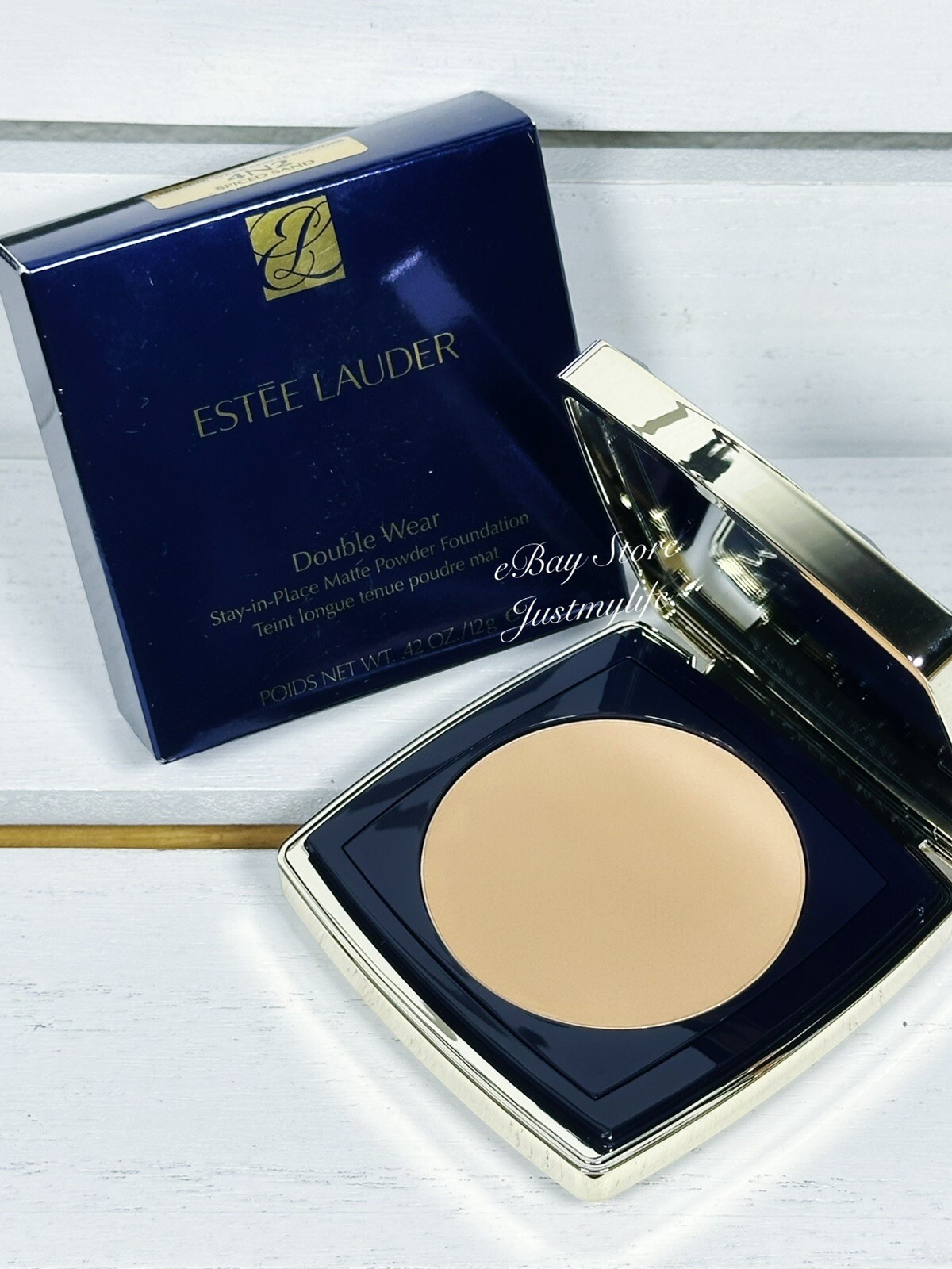 ~4N2 Spiced Sand~ ESTEE LAUDER Double Wear Stay-in-Place Powder Foundation, NEW