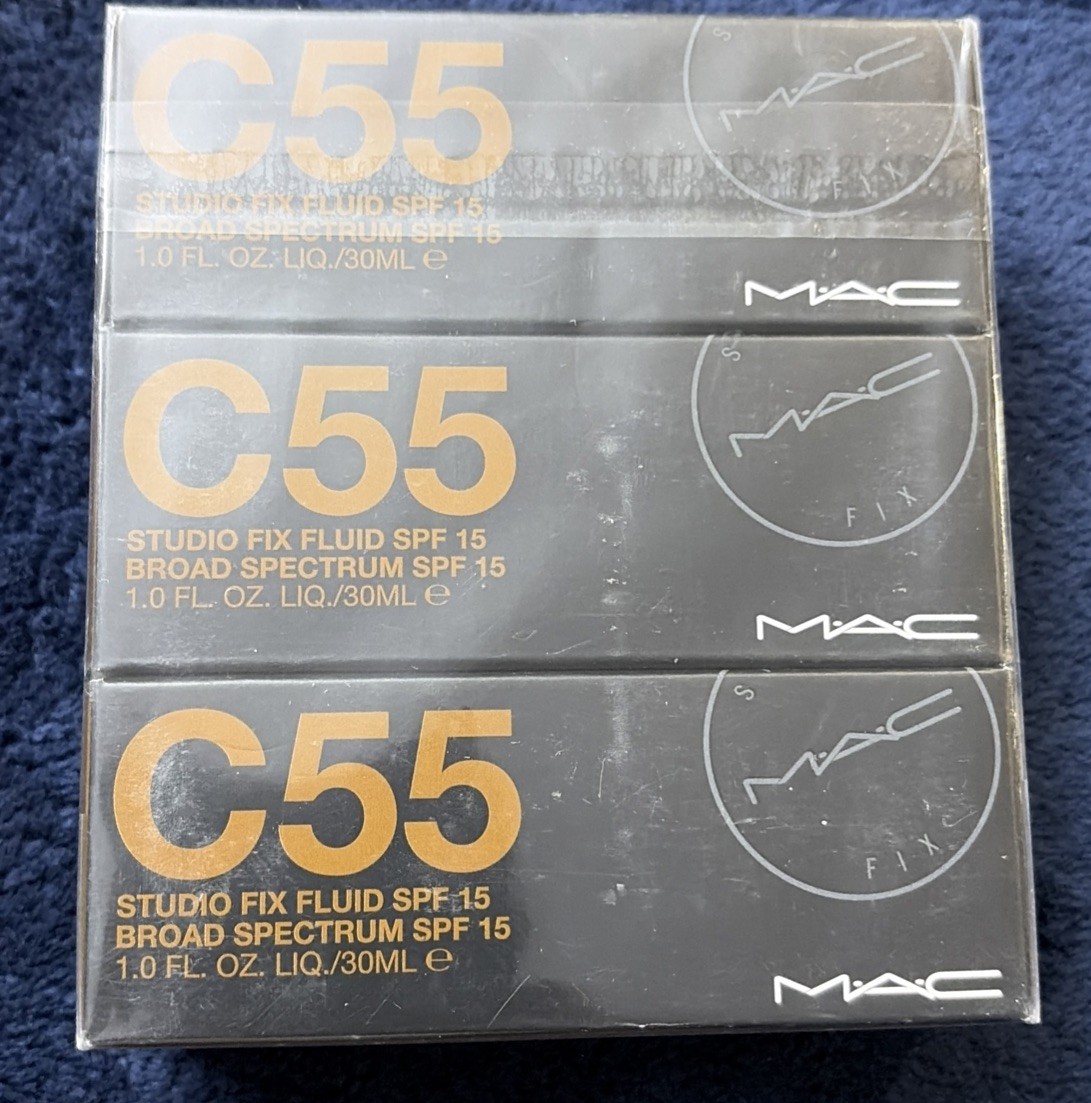 MAC Studio Fix Fluid Foundation SPF15 Shade Full Size 1oz / 30ml New In Box