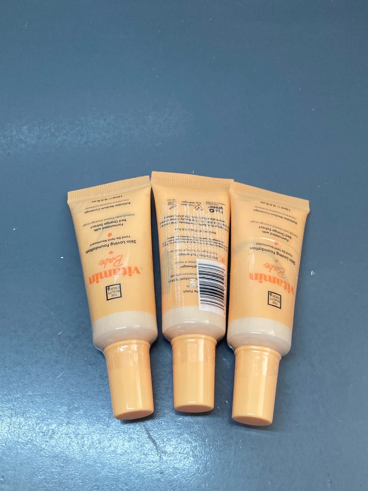 3x The Beauty Crop Vitamin Babe Foundation 5N 0.5 oz each Sealed