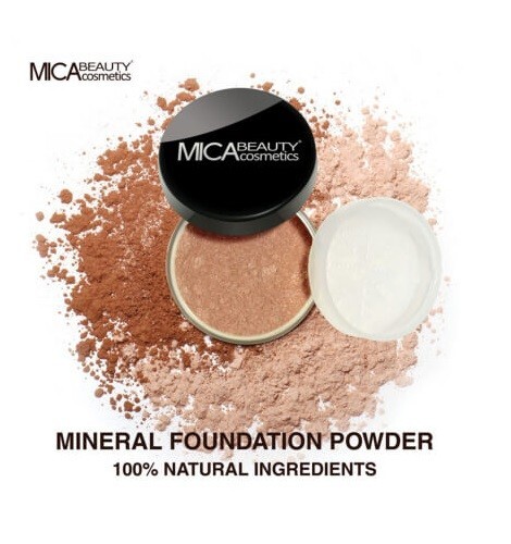 MICA BEAUTY Micabella Mineral Foundation DOWNTOWN BROWN MF 8 SPF 15 FS 9g NeW