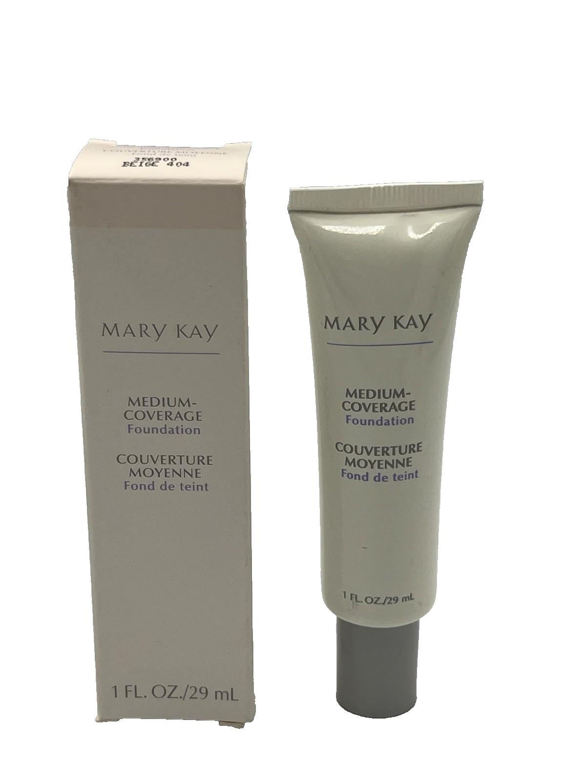 MARY KAY Medium-Coverage Foundation Beige 404 Liquid 1 fl oz. 356900 Retired NIB