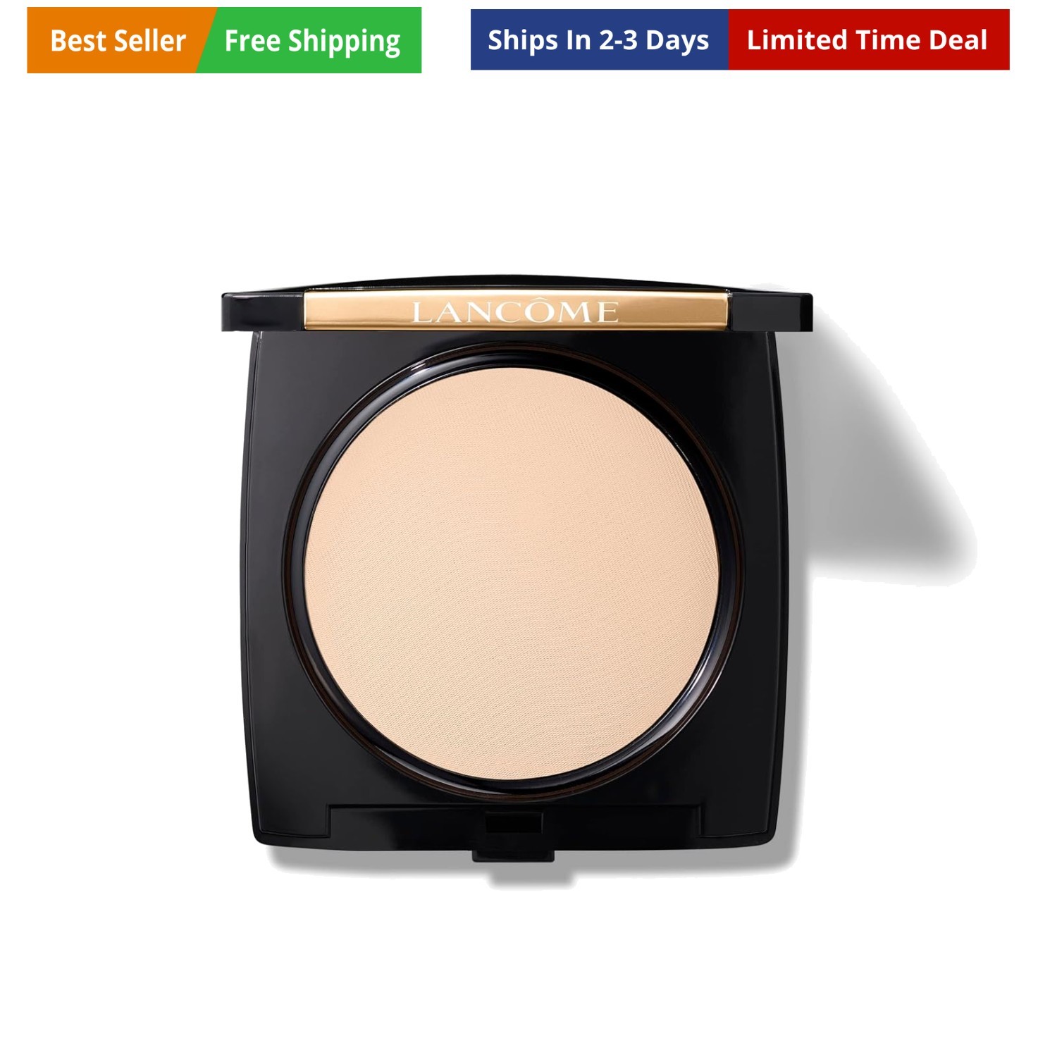 Dual Finish Powder Foundation – Natural Finish, Sheer-to-Full Coverage, Longw…