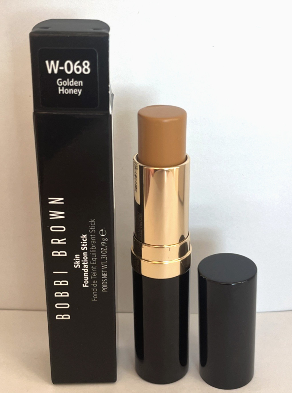 Bobbi Brown Skin Foundation Stick W-068 Golden Honey 0.31 oz / 9 g New In Box
