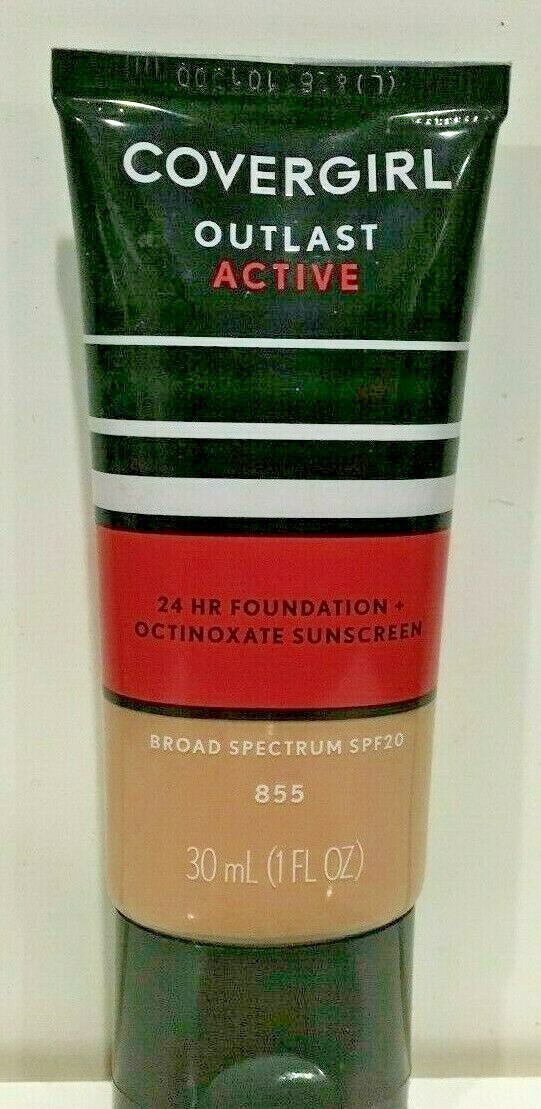 Covergirl Outlast Active 24hr Foundation + Octinoxate Sunscreen