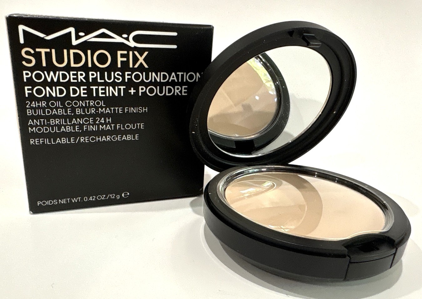 MAC Studio Fix Powder Plus Foundation NC10 12g 0.42oz New In Box Authentic