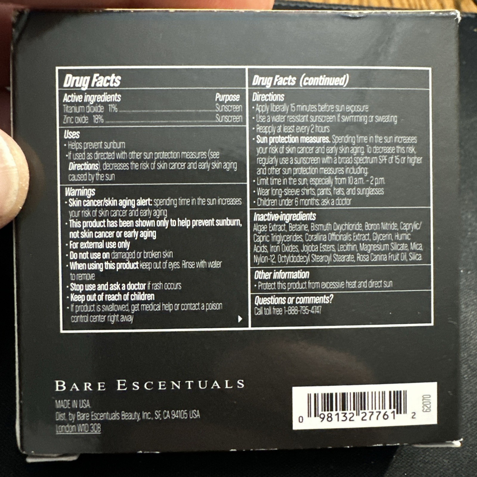 bareMinerals Ready SPF 20 Foundation Light 14g Full Size NEW NIB