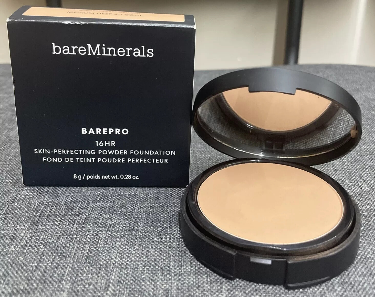 BareMinerals Barepro 16HR Skin Perfecting Foundation 40 Medium Deep Cool 0.28 Oz