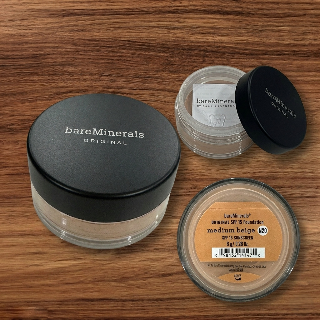 bareMinerals Original SPF15 Foundation Medium Beige N20 8g Face Powder