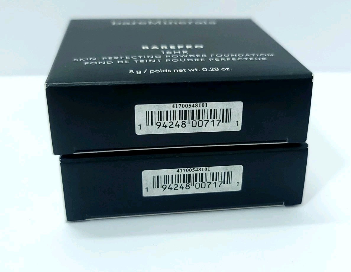 2x – bareMinerals Barepro Powder Foundation Skin-Perfecting Medium Deep 45 Warm