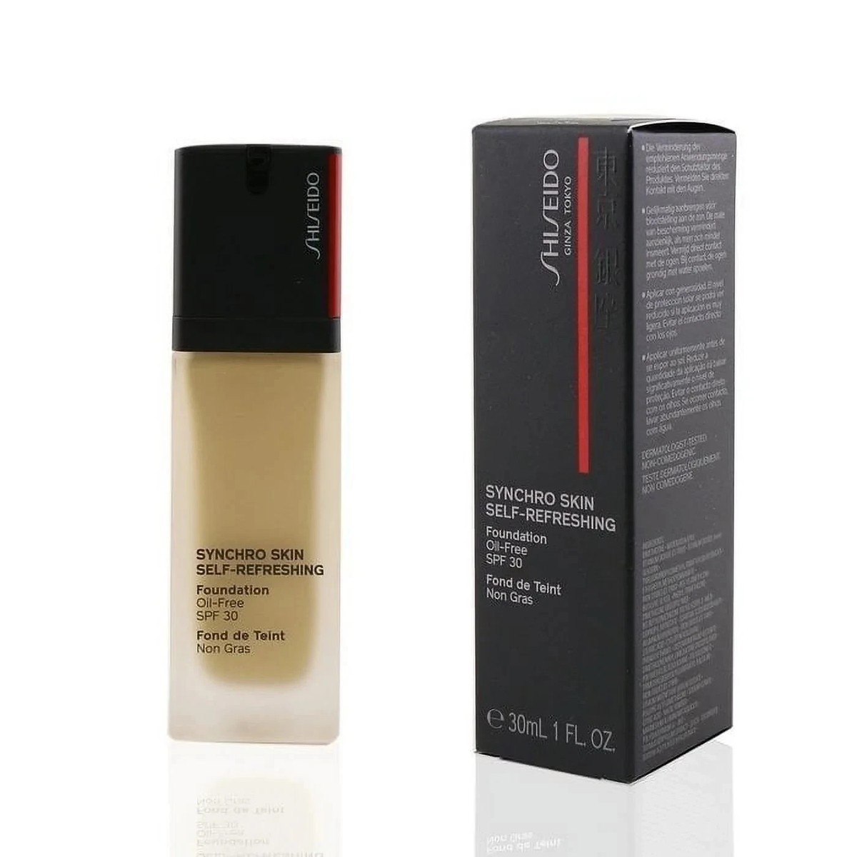 SHISEIDO SYNCHRO SKIN SELF-REFRESHING FOUNDATION SPF30 310 SILK 1 OZ Brand NEW