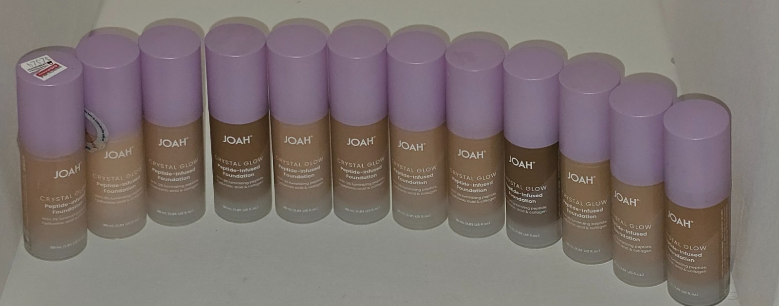 Joah Crystal Glow Peptide Infused Foundation -Choose color from drop down menu