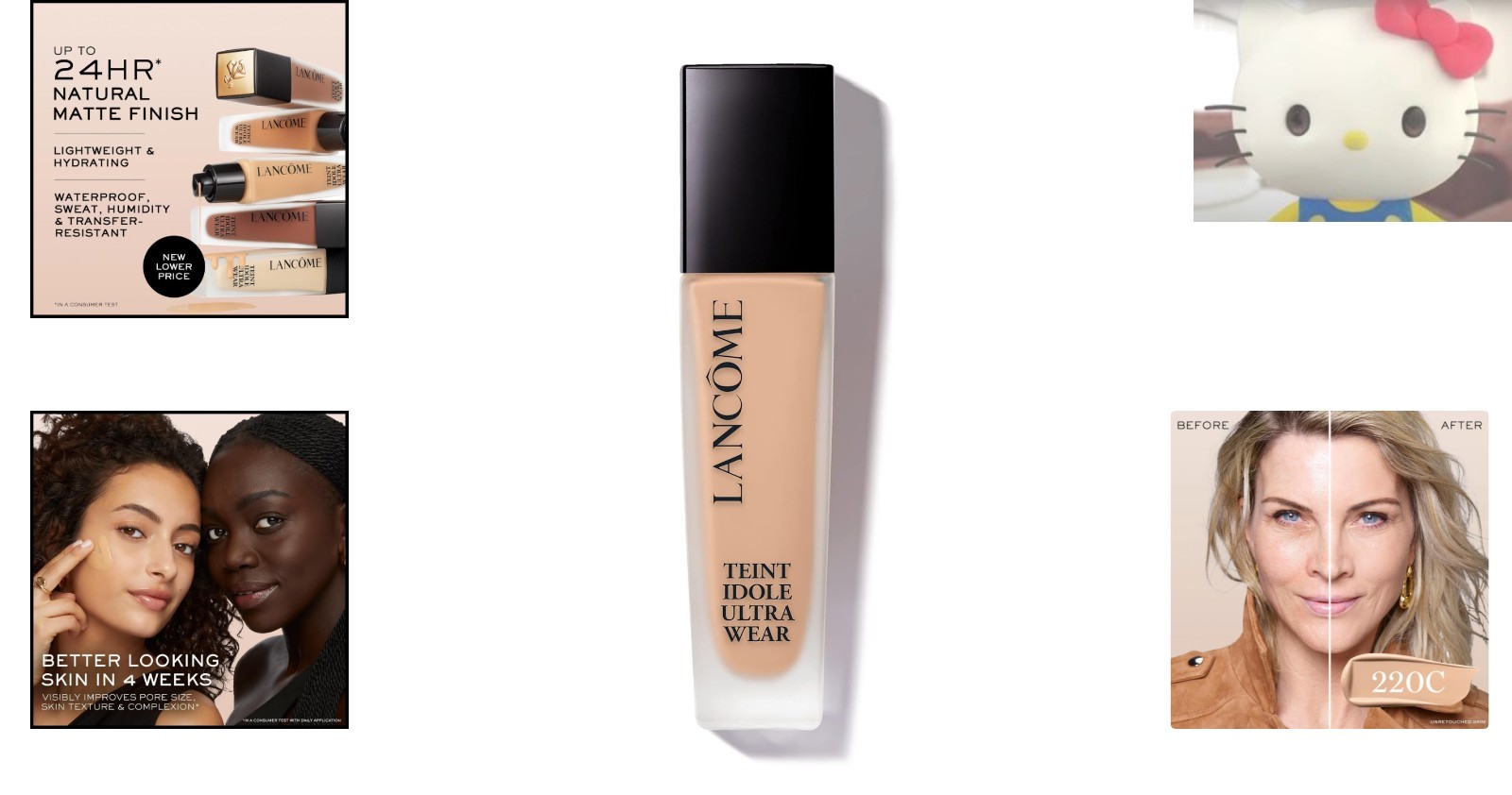 Hydrating Matte Foundation for All Skin Types – Buildable Coverage, 220C Shade