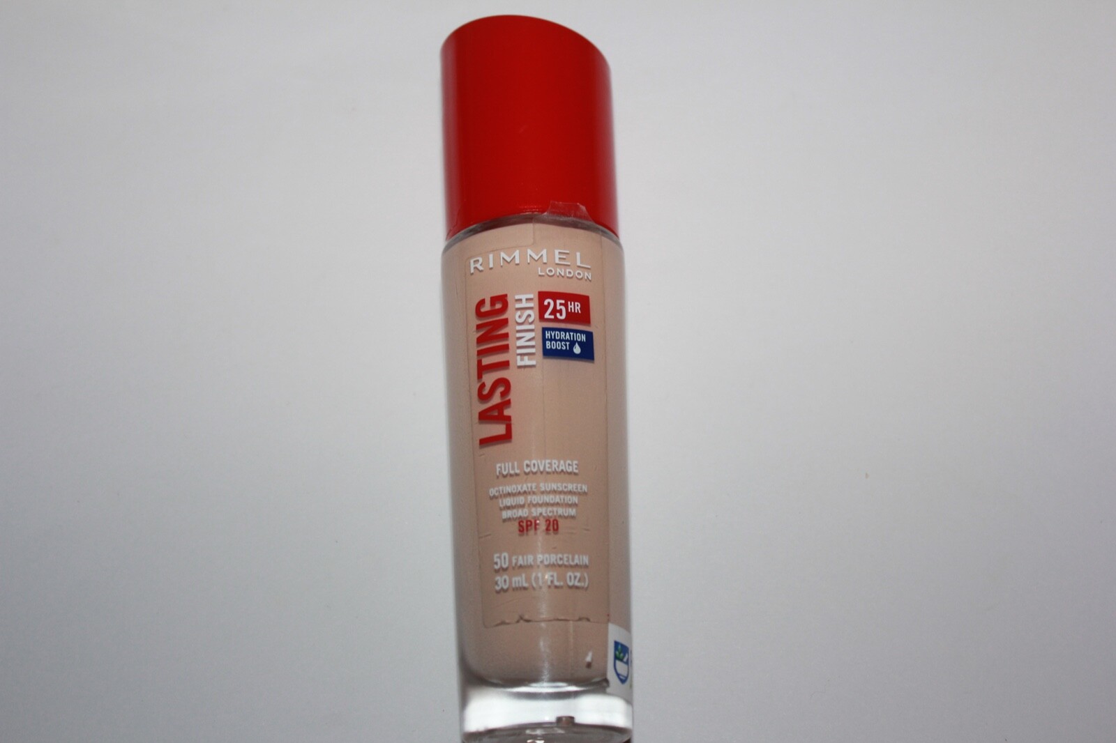 Rimmel Lasting Finish 25Hr Liquid Foundation SPF 20 #50 Fair Porcelain Sealed