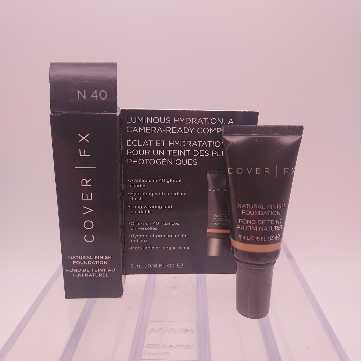 COVER FX Natural Finish Foundation .16oz Travel Size N 40