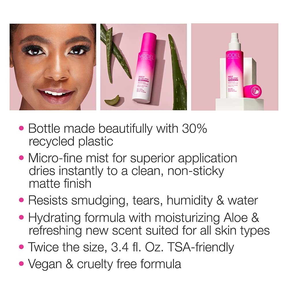 Model in a Bottle Makeup Original Setting Spray 3.4 oz (2 Pack)