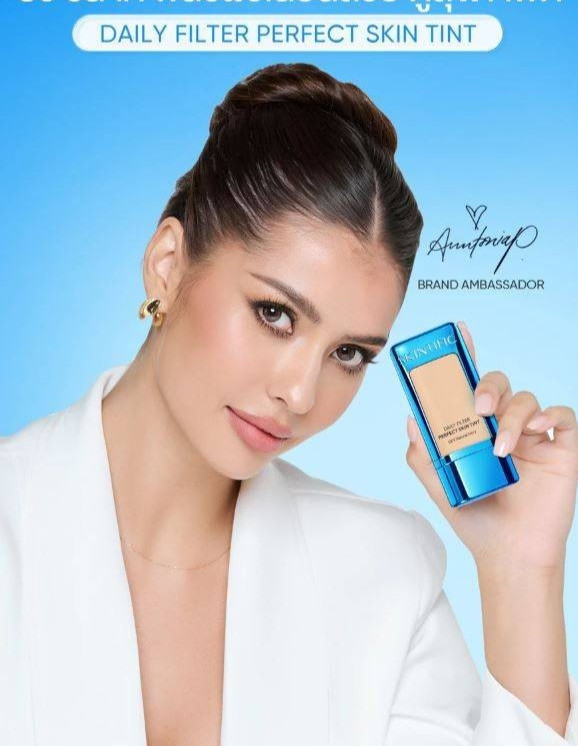 Skintific Daily Filter Perfect Skin Tint Long Last Blurring Skin lightweight 28g