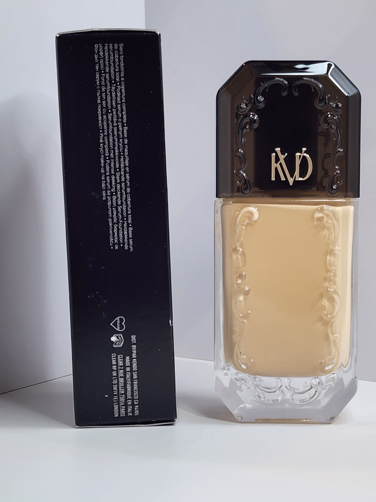 Kat Von D Good Apple Full-Coverage Serum Foundation. Light 012. 30 ml / 1 fl. oz