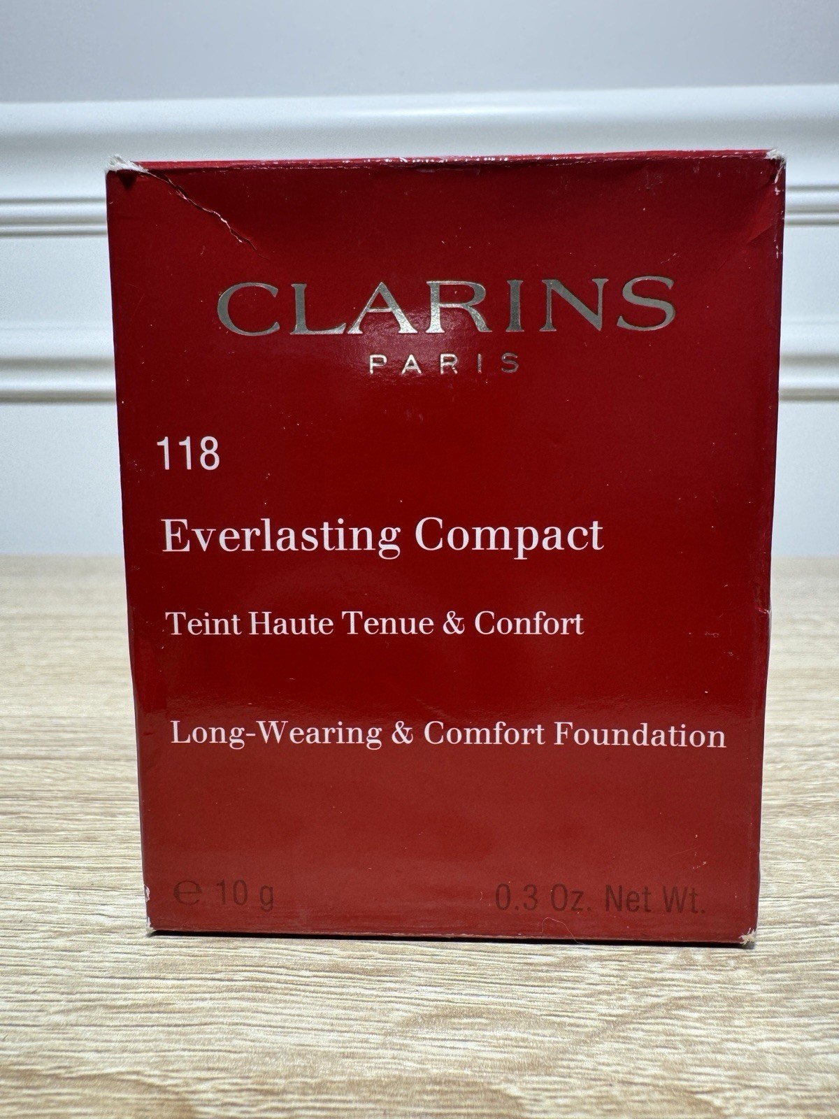 Clarins Everlasting Compact Foundation .3oz 117 HAZELNUT