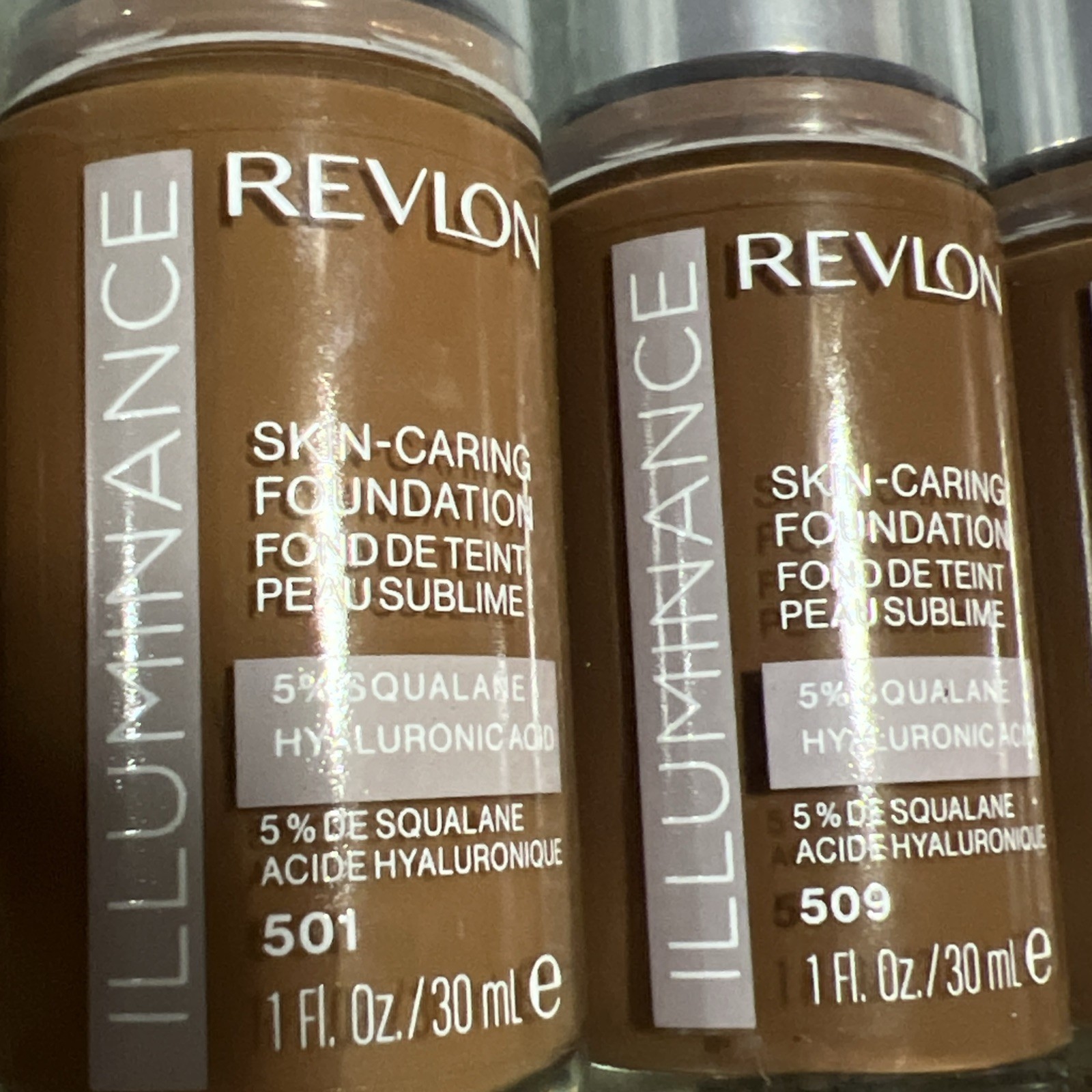 Revlon Illuminance Skin-Caring Liquid foundation Mixed Lot Of 13 ea 1oz Freeship
