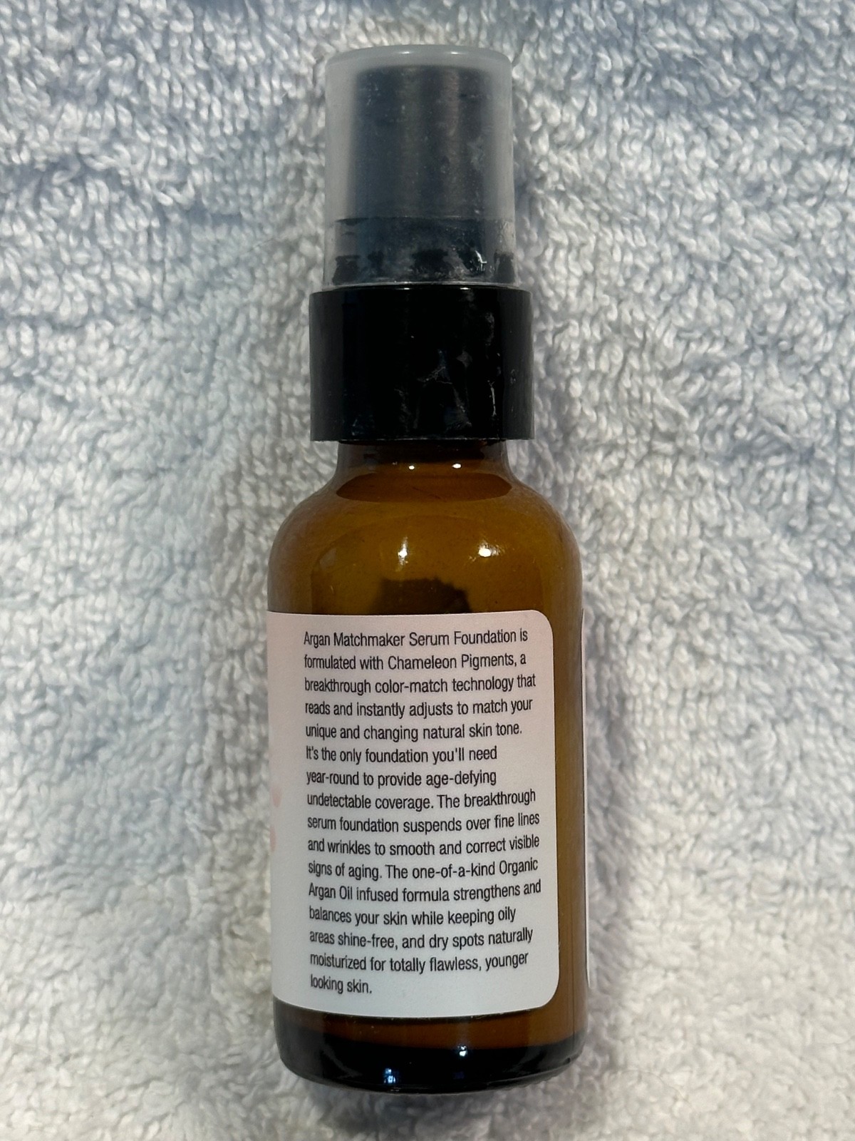 Josie Maran Argan Matchmaker Serum Foundation Fair/Light w/Brush Applicator 1oz