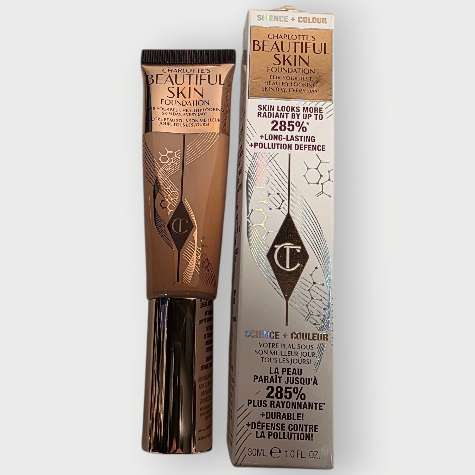 Charlotte Tilbury Beautiful Skin Foundation 1 oz Shade 7 Cool New