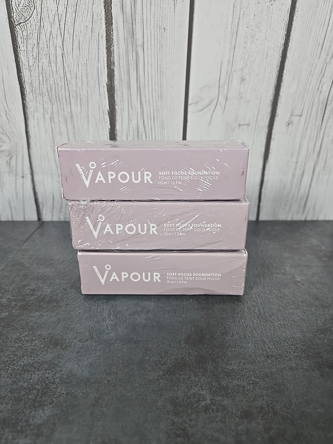 (3) Lot Vapour Beauty Soft Focus Foundation Clean Makeup 165S 30ml 1.0 Fl Oz