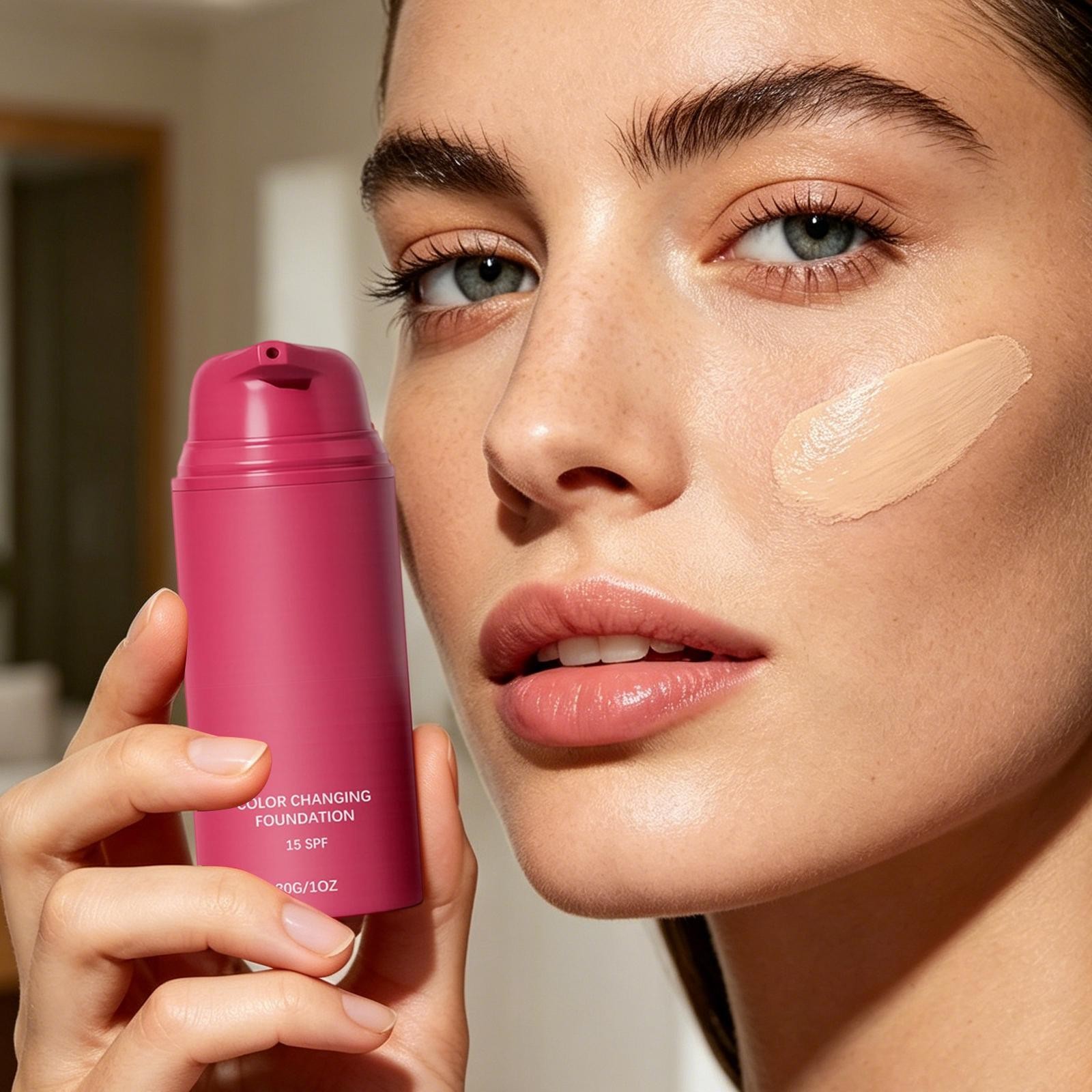 Foundation Korean, Color Changing Foundation, For All Skin Types