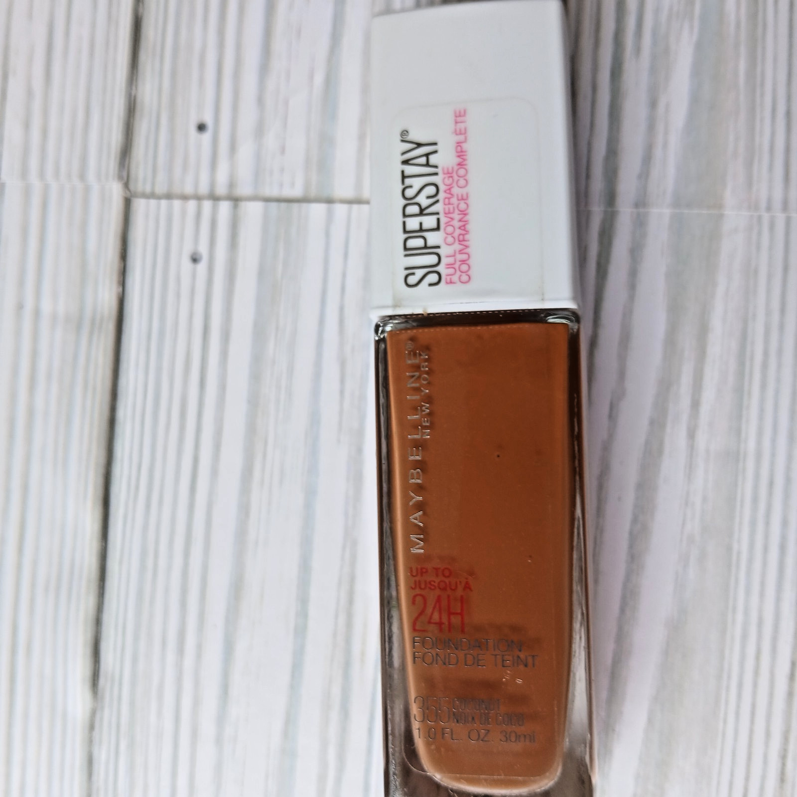 Maybelline Super Stay 24 Hour Foundation~355 Coconut ~ Full Coverage Cosmetics