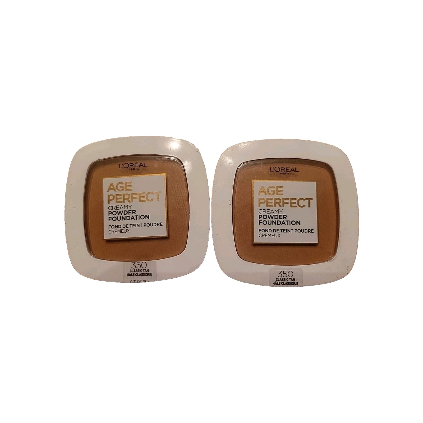 2-Loreal Age Perfect Powder Foundation #350 Classic Tan