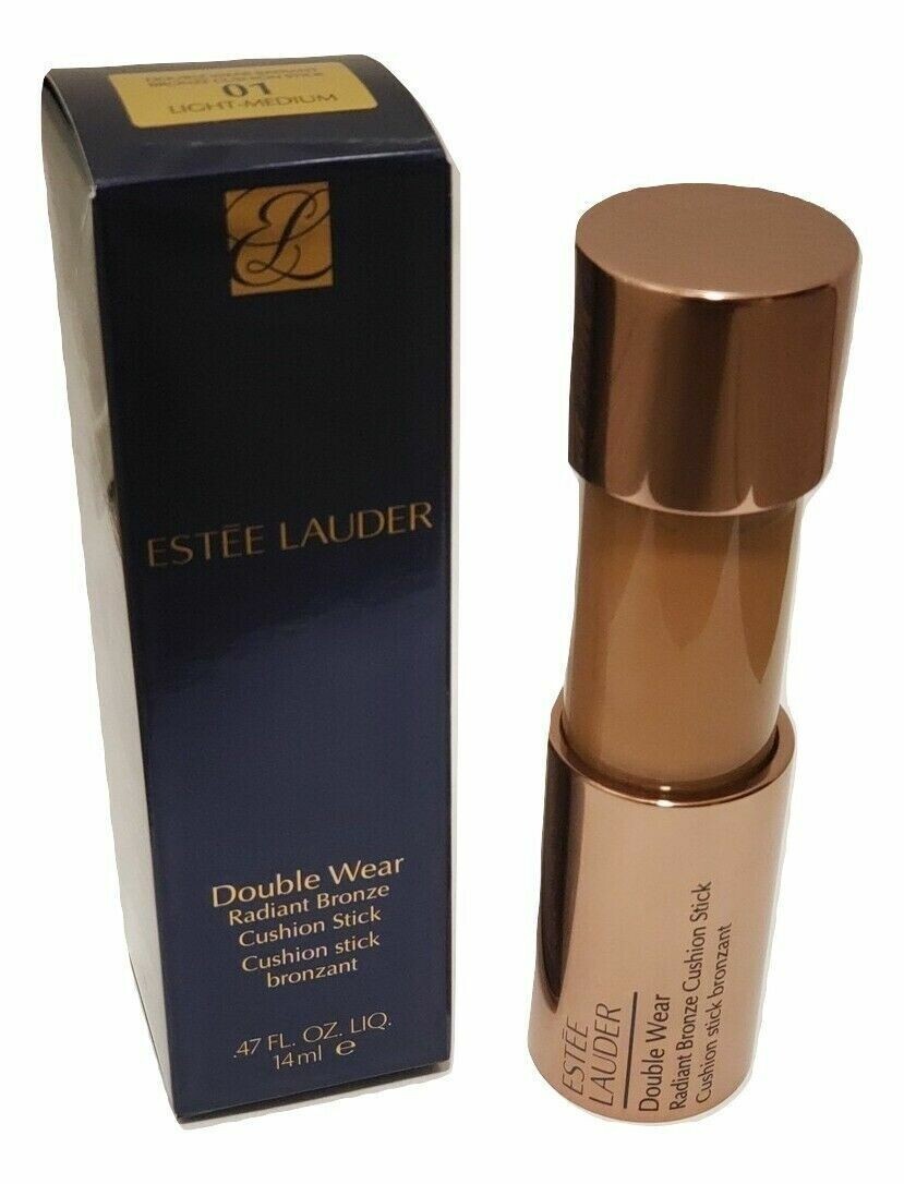 ESTEE LAUDER Double Wear Radiant Bronze Cushion Stick 01 LIGHT MEDIUM .47 oz NB