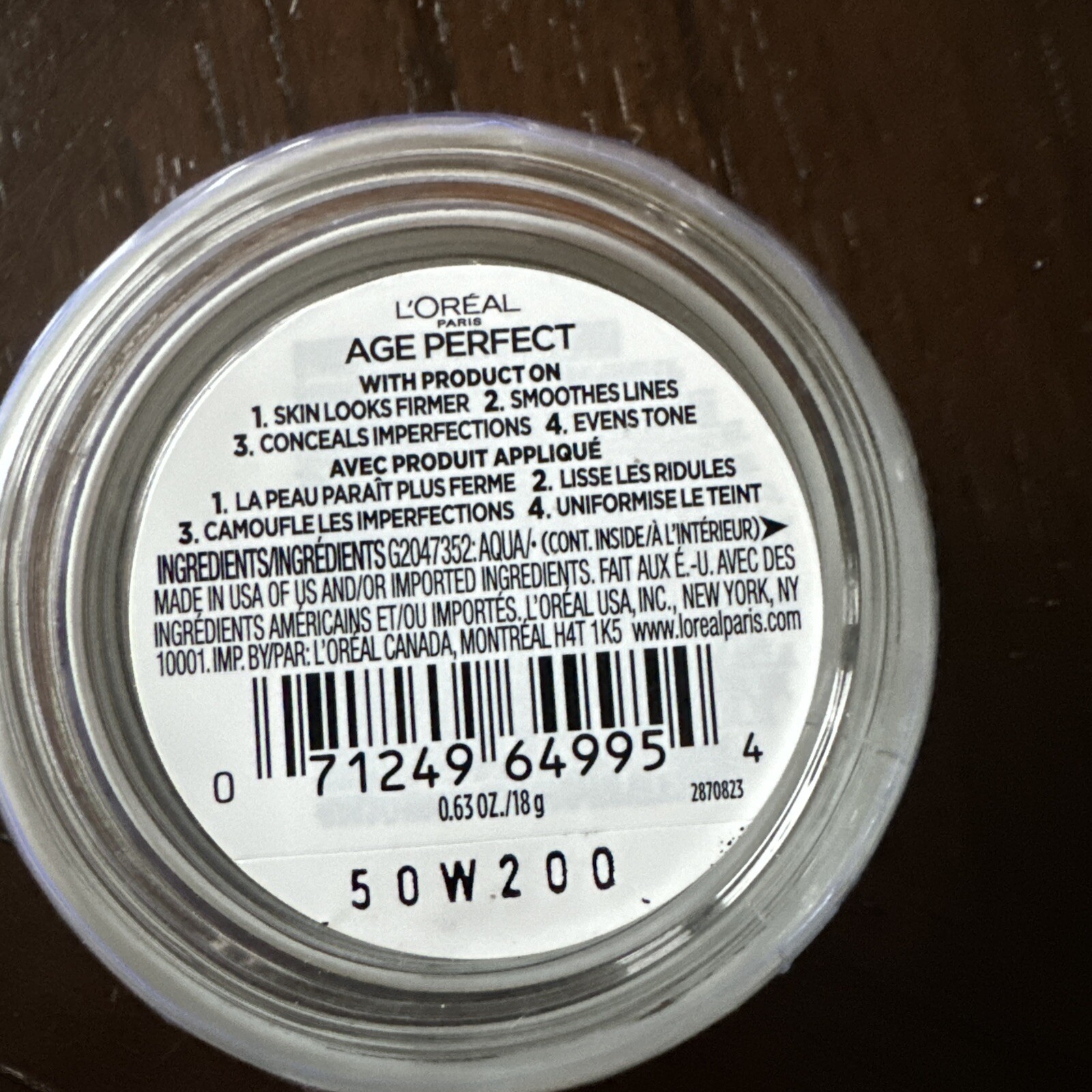 L’Oreal Paris Age Perfect Balm Foundation Makeup 20 Deep 0.609 fl oz