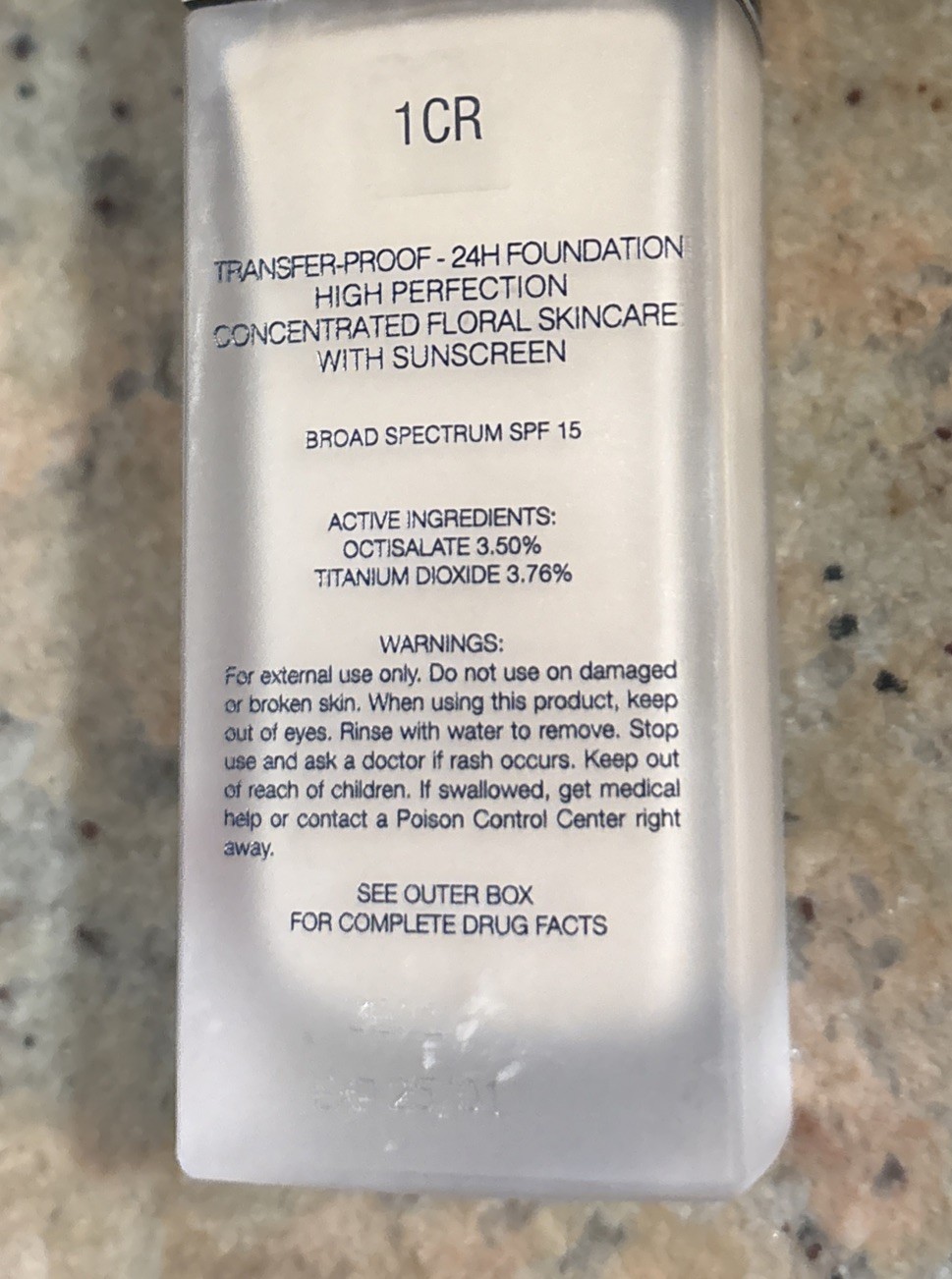 Dior Forever Transfer-Proof 24H Foundation SPF 15 – 1CR Cool Rosy – 1 oz *READ*