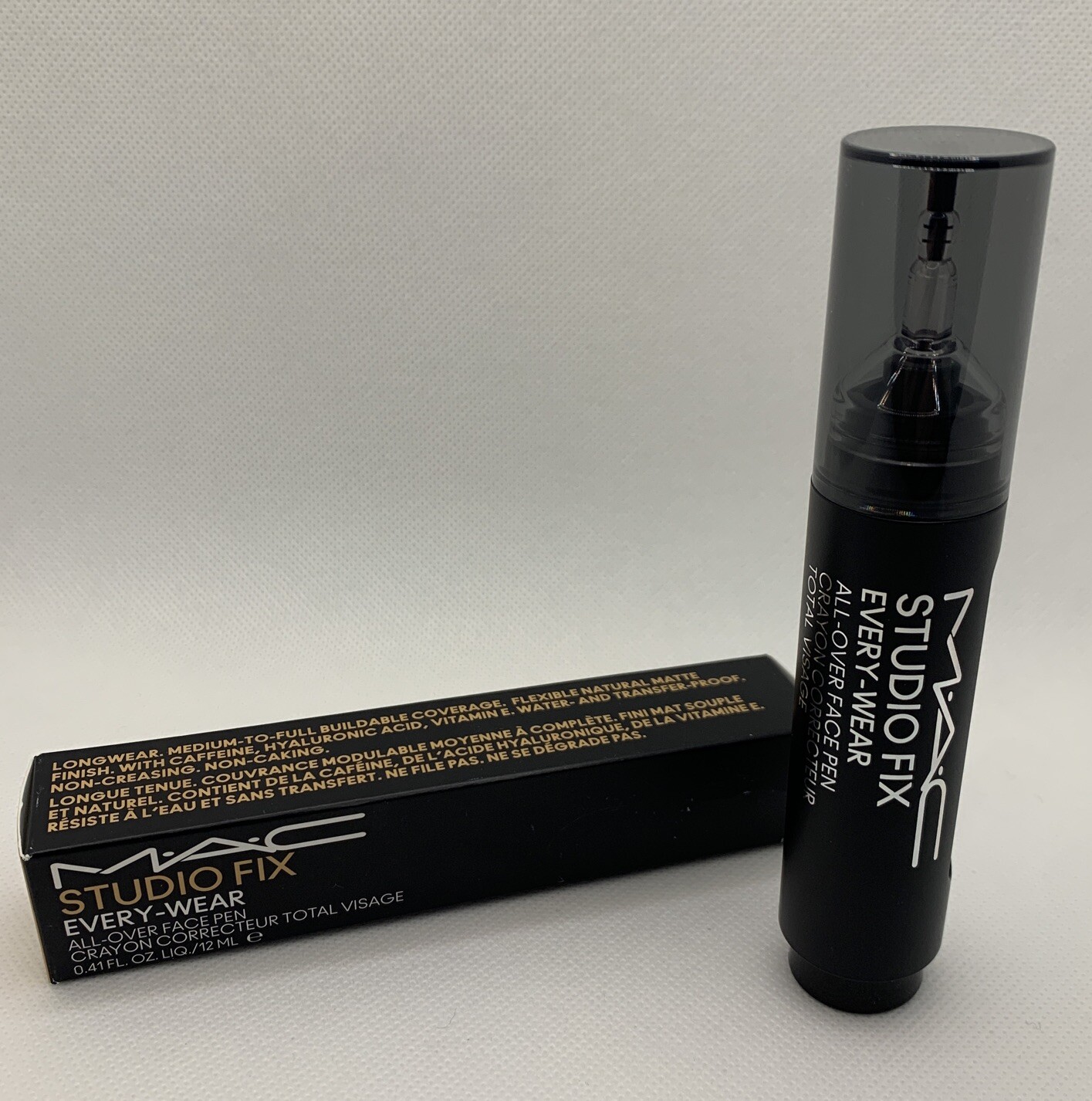 MAC Studio Fix Every-Wear All-Over Face Pen NC37 ~ 0.41oz/12ml NIB Full Size