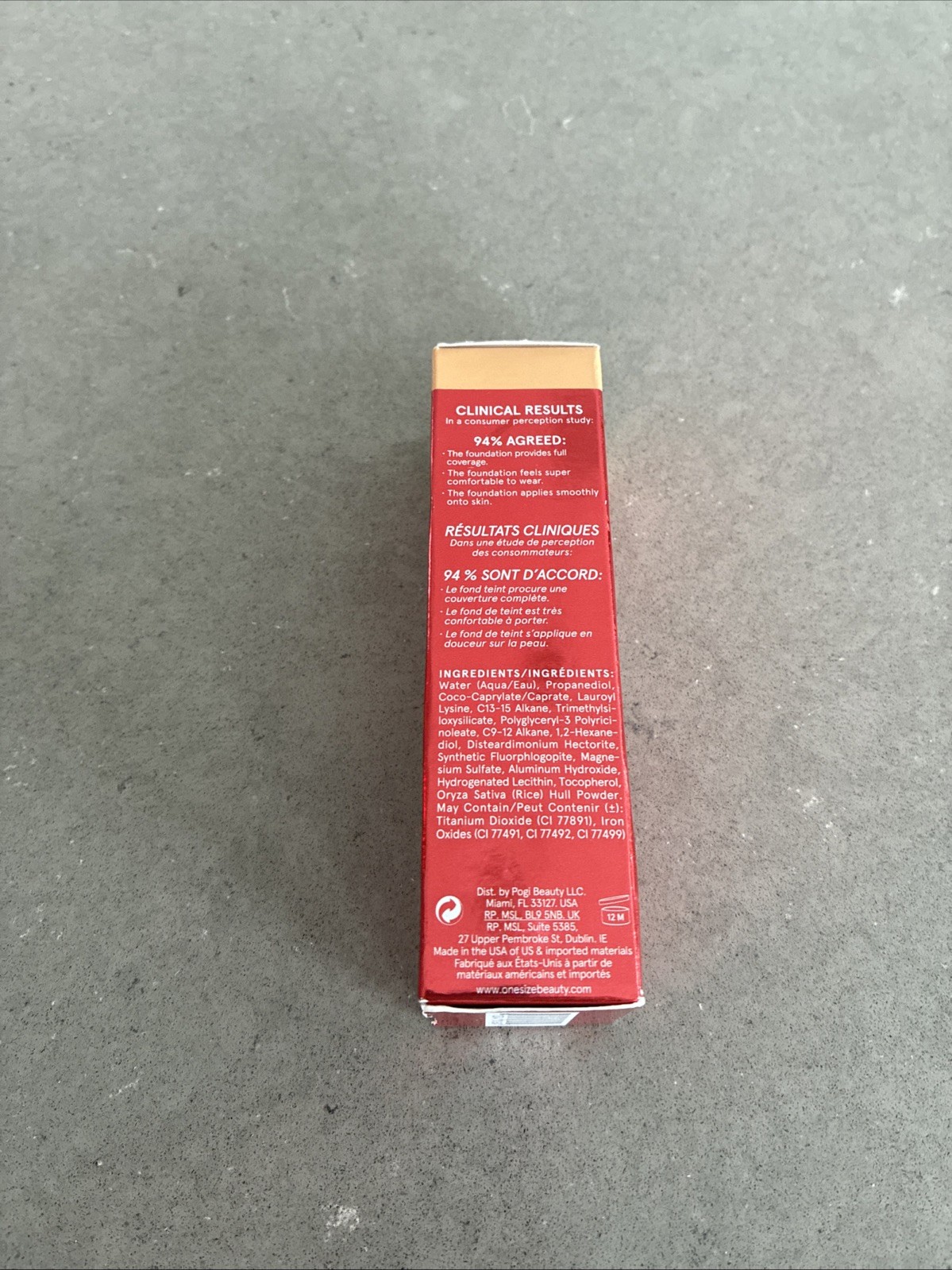One/Size By Patrick Starrr Full Beat Liquid Foundation LIGHT 40 (G) | New READ