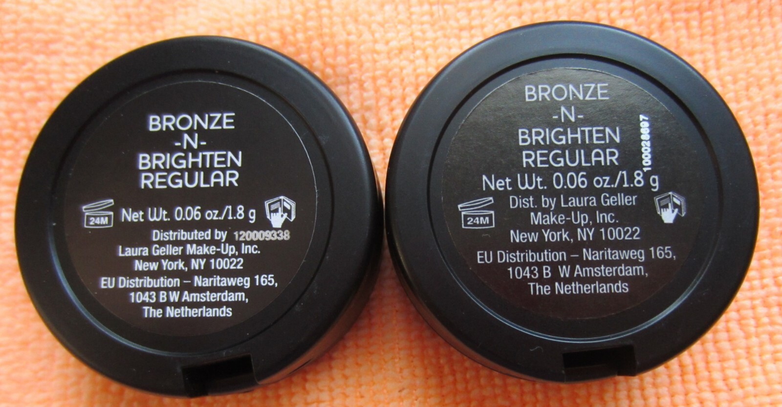 2 – Laura Geller Bronze N Brighten Bronzer – REGULAR (Medium) .06 oz.