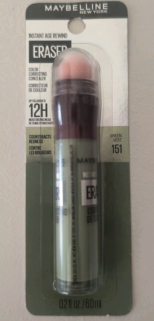 Maybelline Instant Age Rewind Eraser Color Correcting Concealer 151 Green Vert