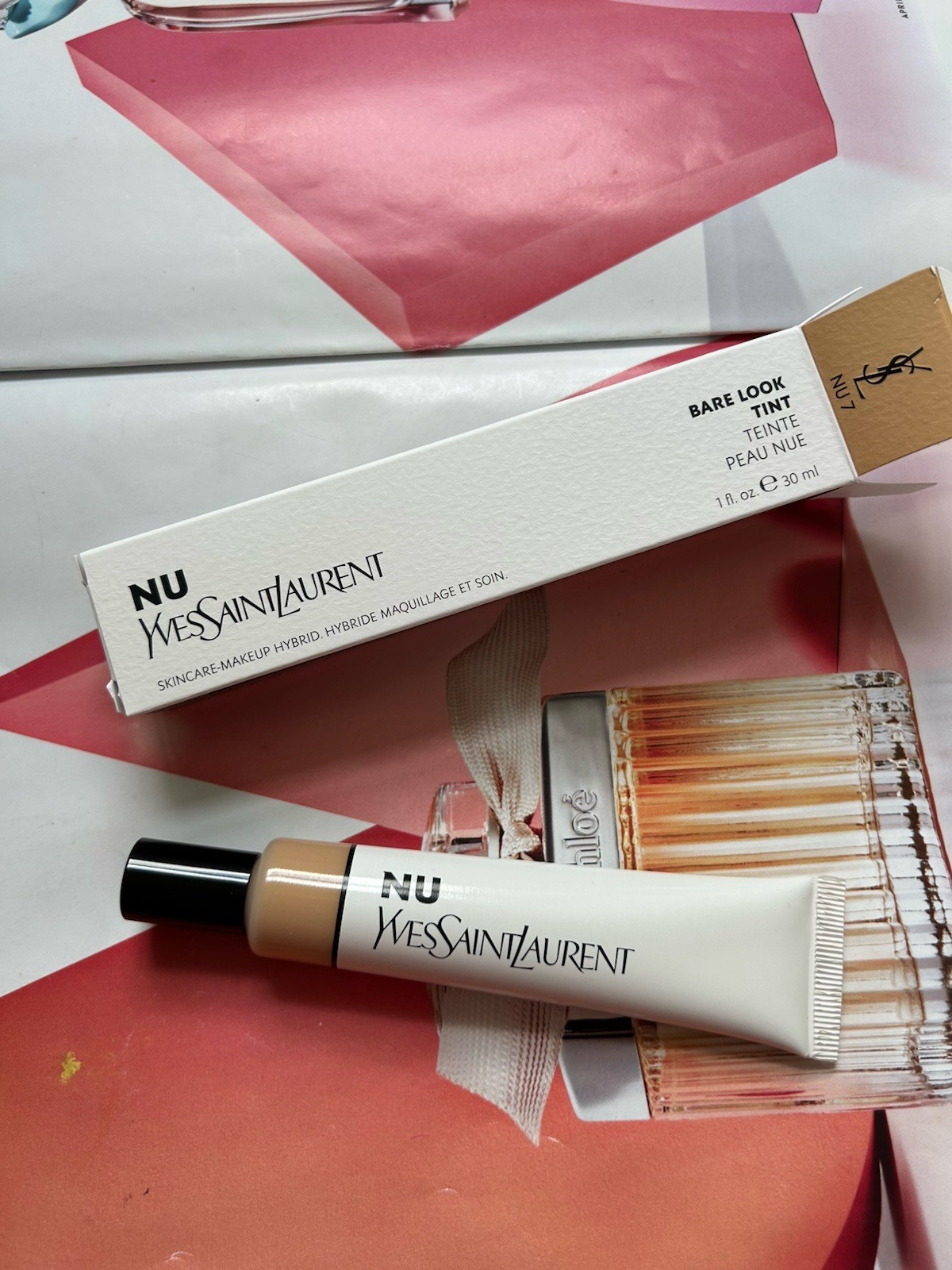 YSL Yves Saint Laurent NU Bare Look Tint NU 8 Makeup Hybrid Full Size 1 oz