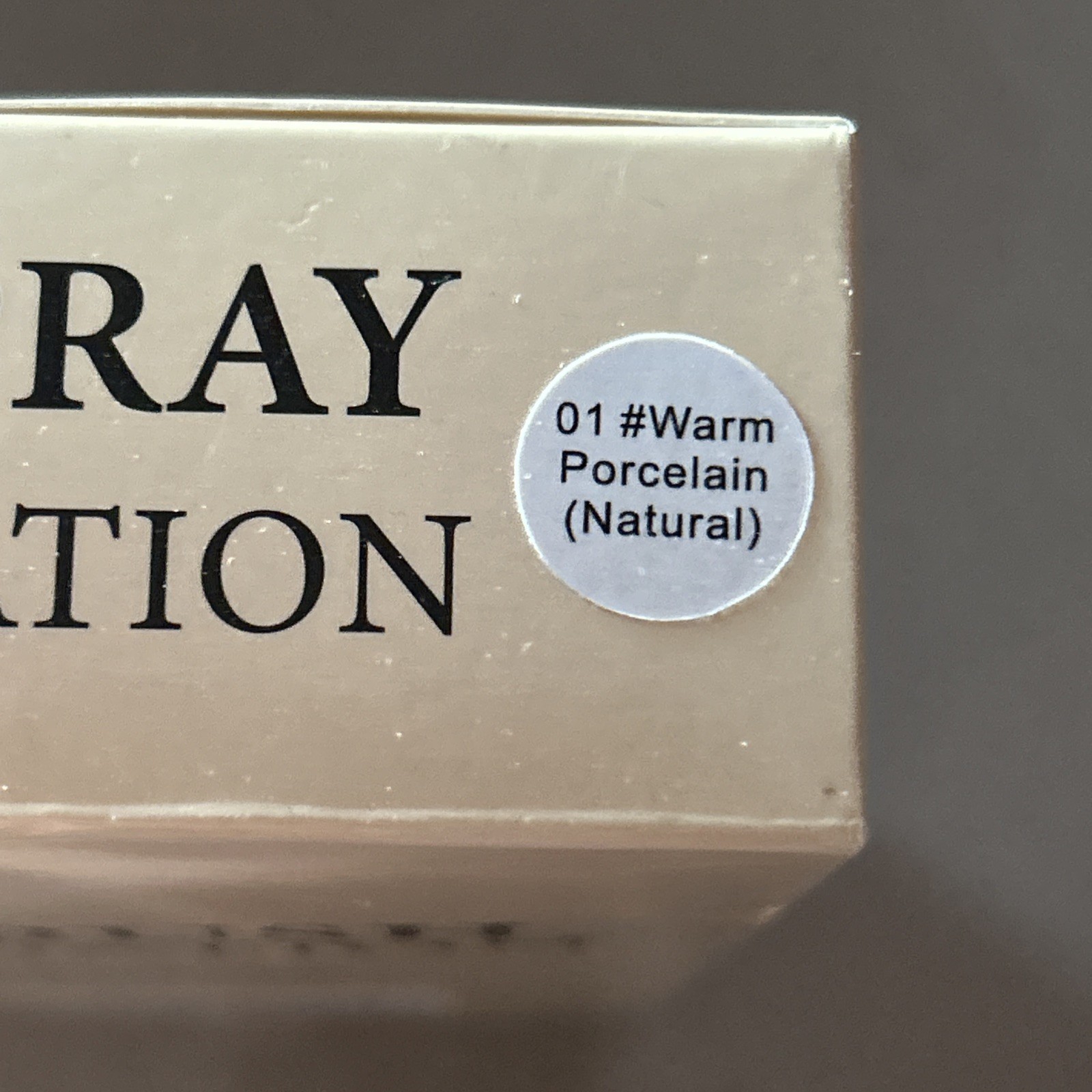 Airbrush Foundation/ Spray Makeup, Shade 01, Natural/Warm Porcelain