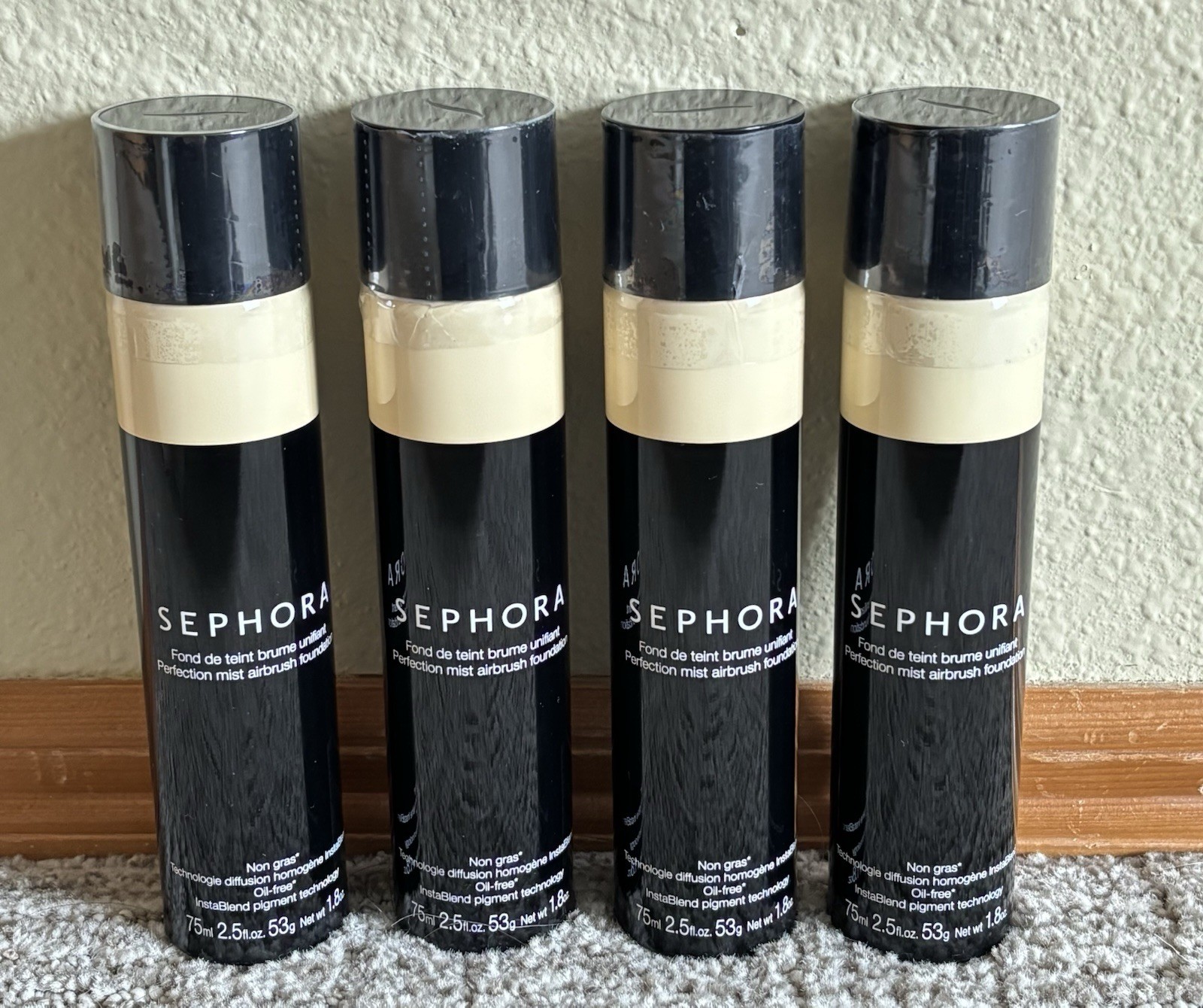 Sephora Collection Perfection Mist Airbrush Foundation Fair 2.5 oz New Sealed