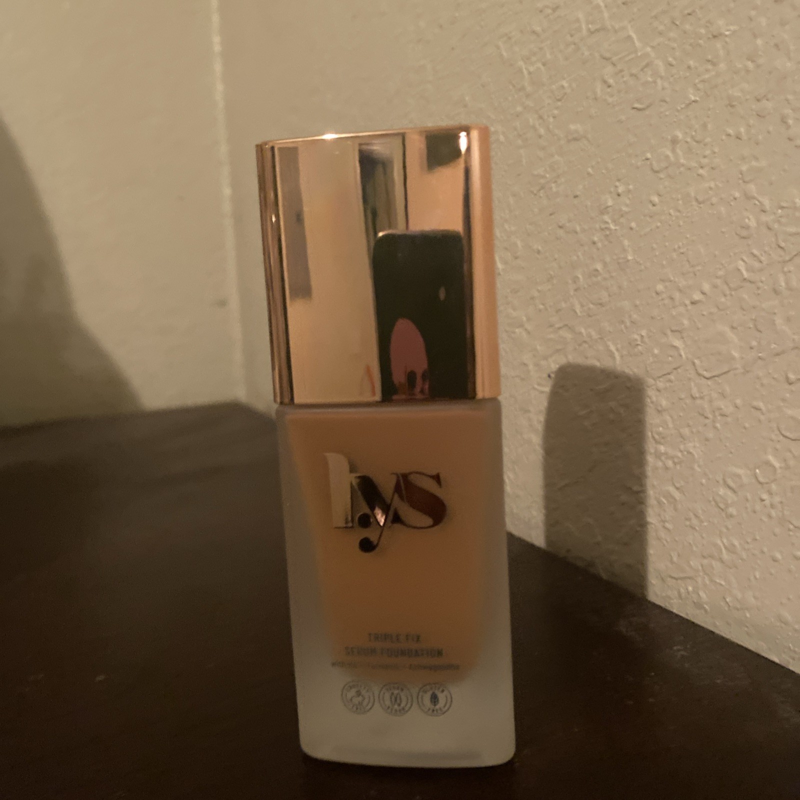 LYS Beauty Triple Fix Serum Foundation 1oz ~ DG7